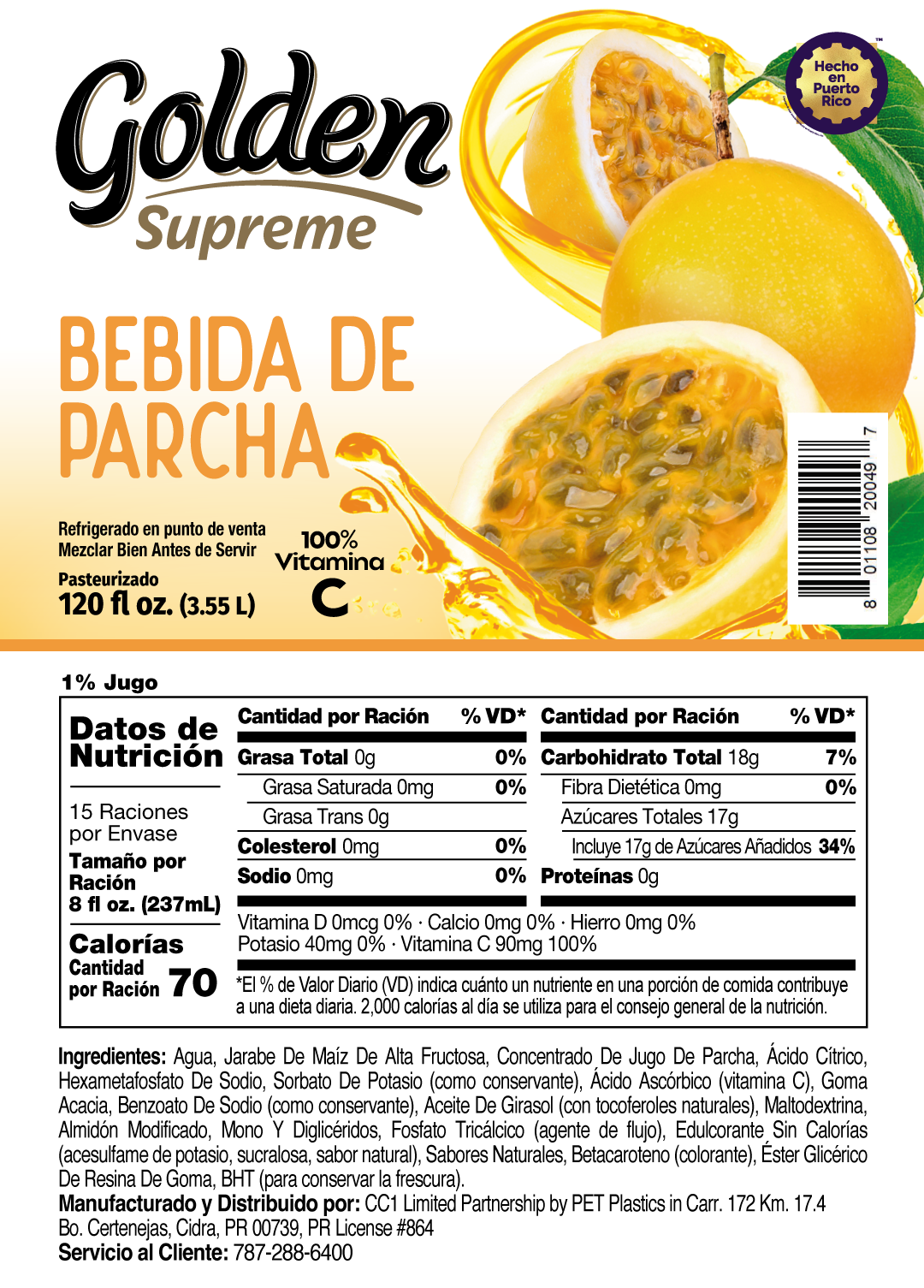 Foto de jugo de parcha